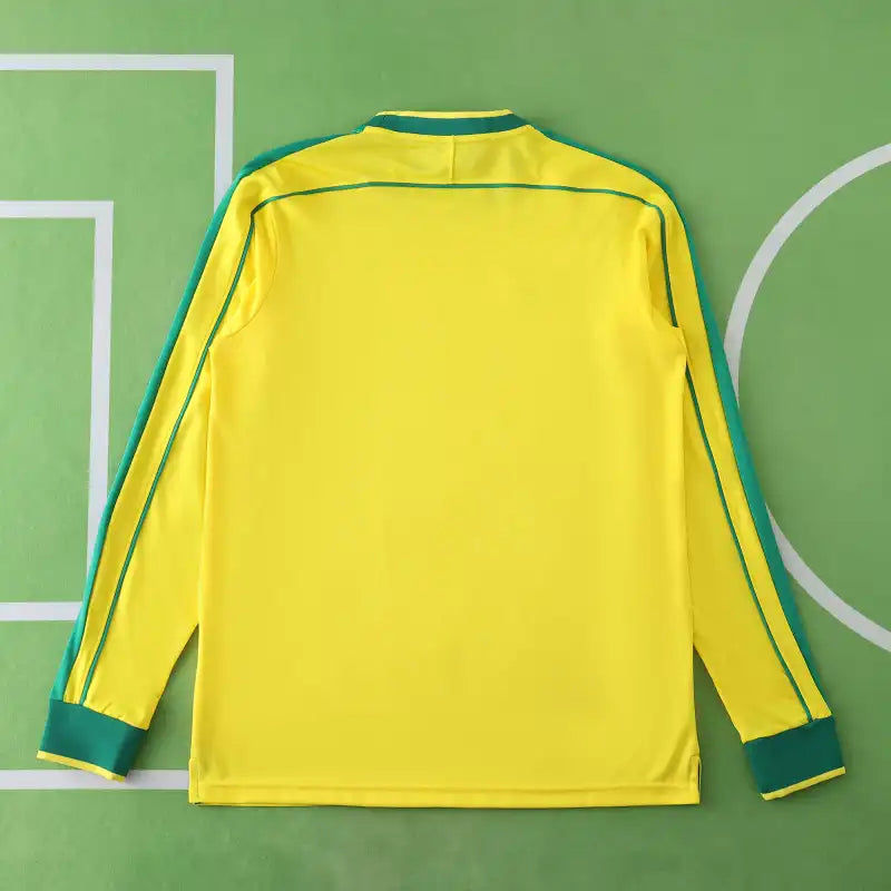 Brazil 1998 Long Sleeved Retro Football Jersey Kit