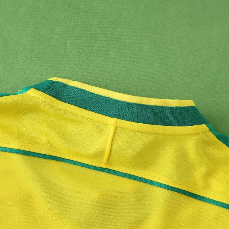 Brazil 1998 Long Sleeved Retro Football Jersey Kit