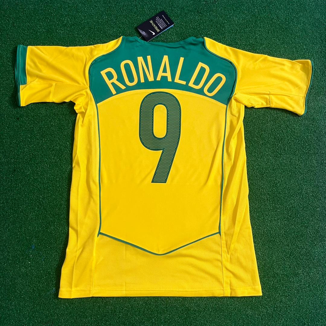 Brazil Ronaldo Nazario 2004-2006 Retro Jersey Trikot Soccer Kit