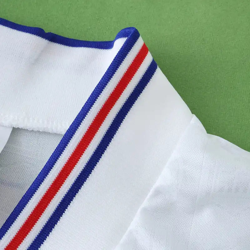 Season France 1996 Away White Retro Jersey Trikot Soccer Kit