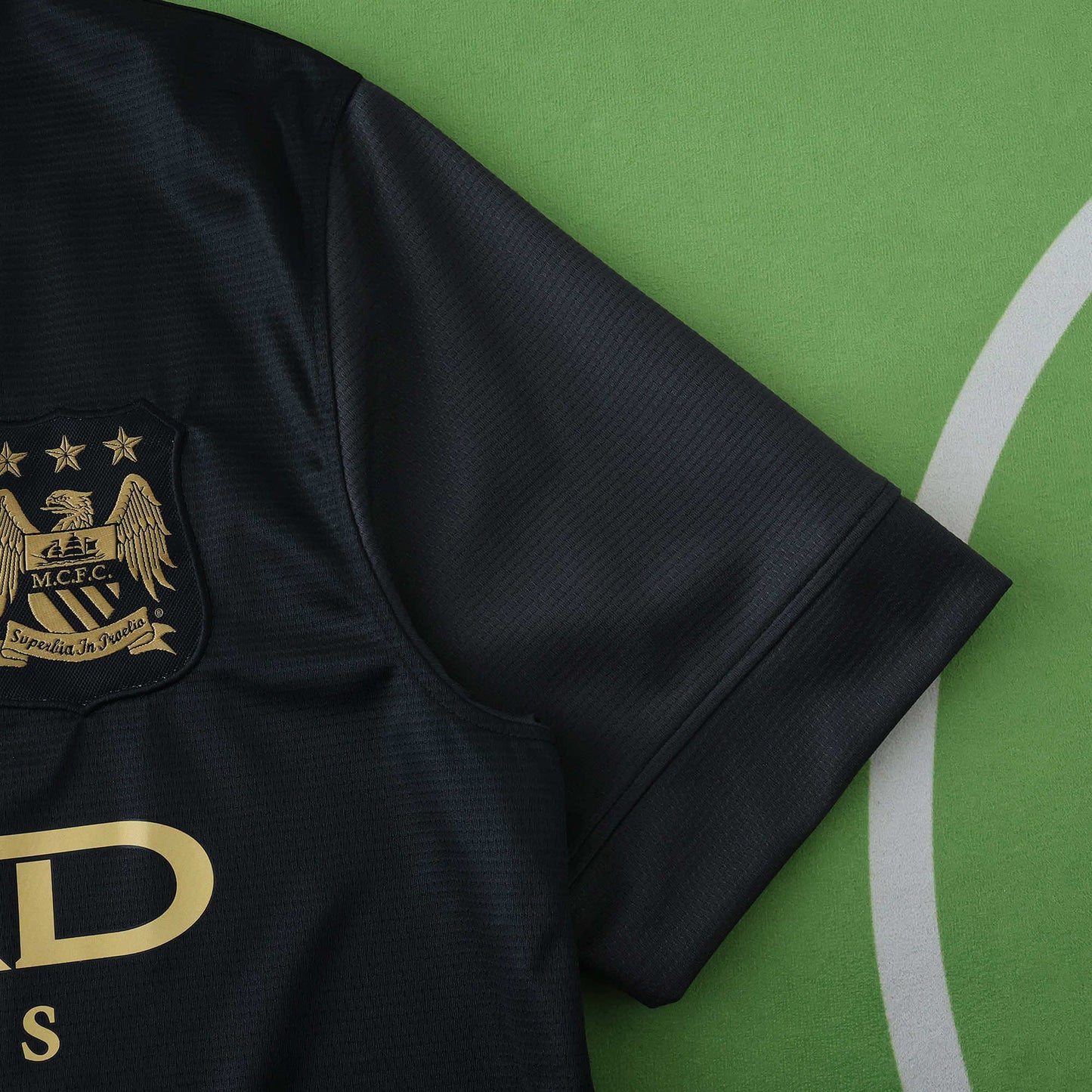 Manchester David Silva City 2013-2014 Retro Kit Jersey Trikot Maglia Soccer Kit