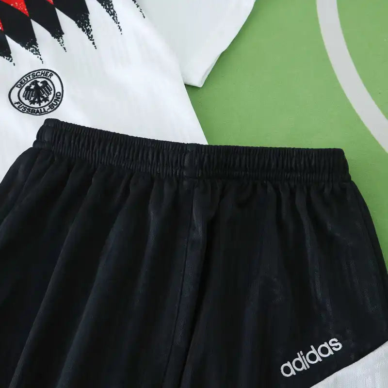 Germany 1994 Home Retro Kids Kit Jersey KinderTrikot Maillot Enfant