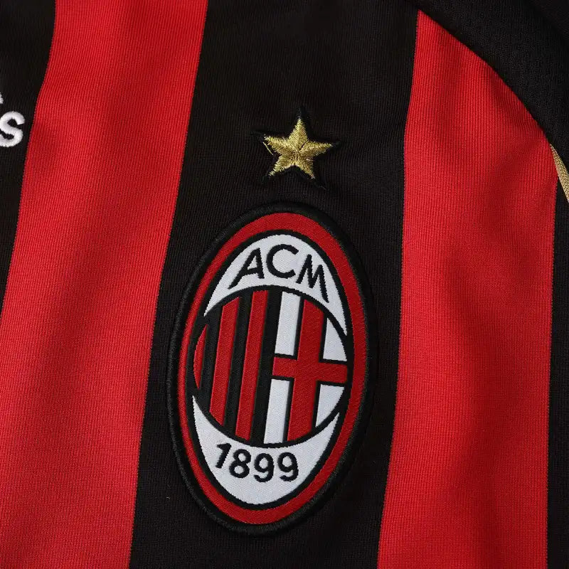 Season A.C.Milan 06/07 Red Away Retro Jersey Trikot Soccer Kit