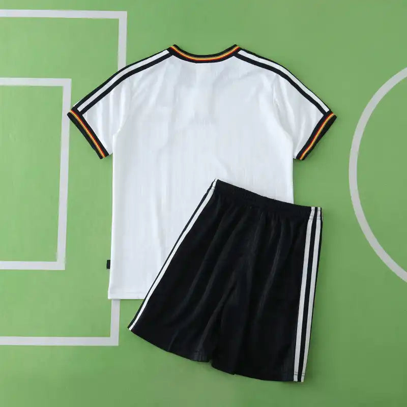 Germany Deutschland 1996 Home Retro Kids Football Jersey Kit