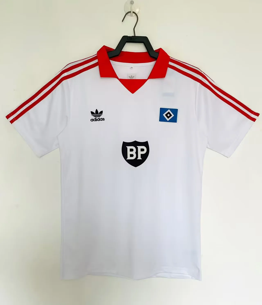 Hamburger SV Retro Heimtrikot 80-81 Rot Fuball Soccer Kit Football Jersey