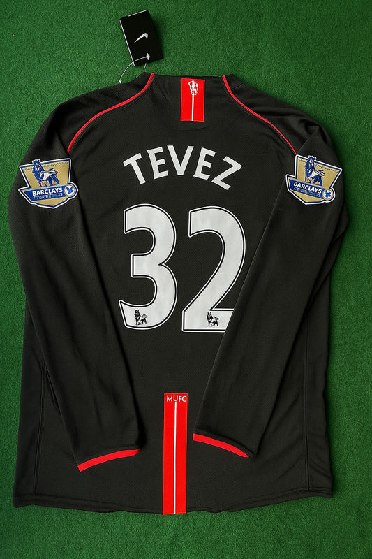 Carlos Tevez Manchester United 2007 - 2008 Retro Football Jersey Kit
