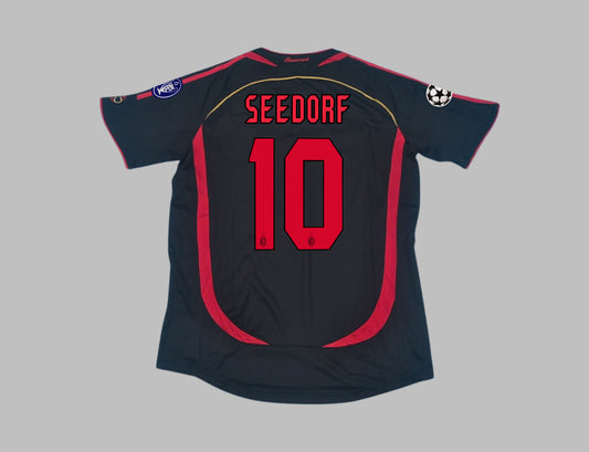 Clarence Seedorf 10 - AC Milan 2006 - 2007 Retro Football Jersey Kit