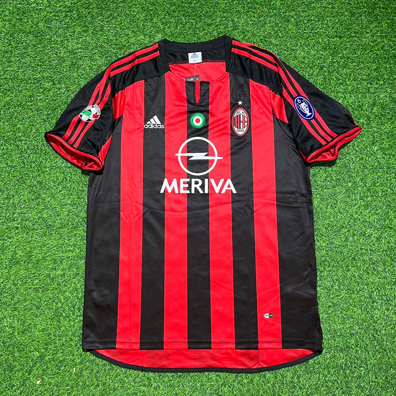 Clarence Seedorf #20 AC Milan 2003 2004 Home Retro Football Jersey