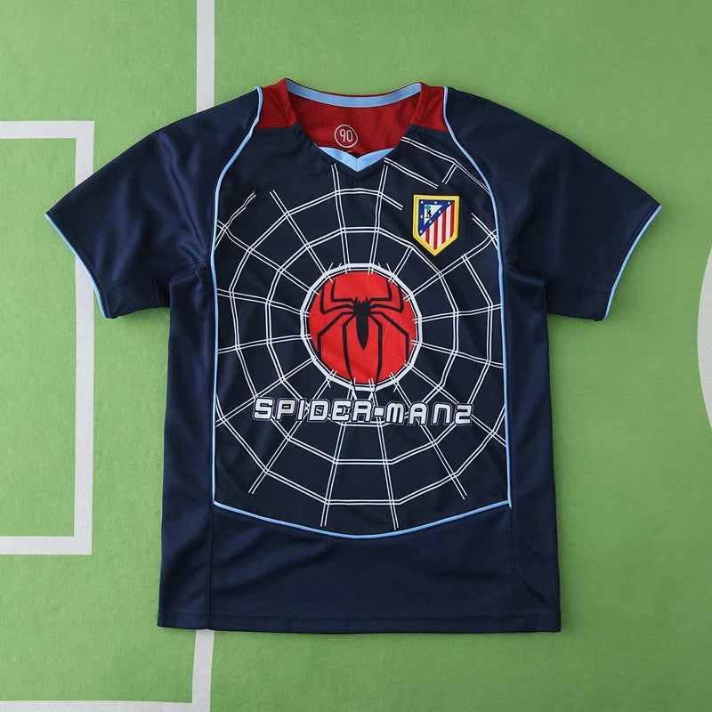 Club Atlético de Madrid 2004/05 Retro Kids Football Jersey Kit