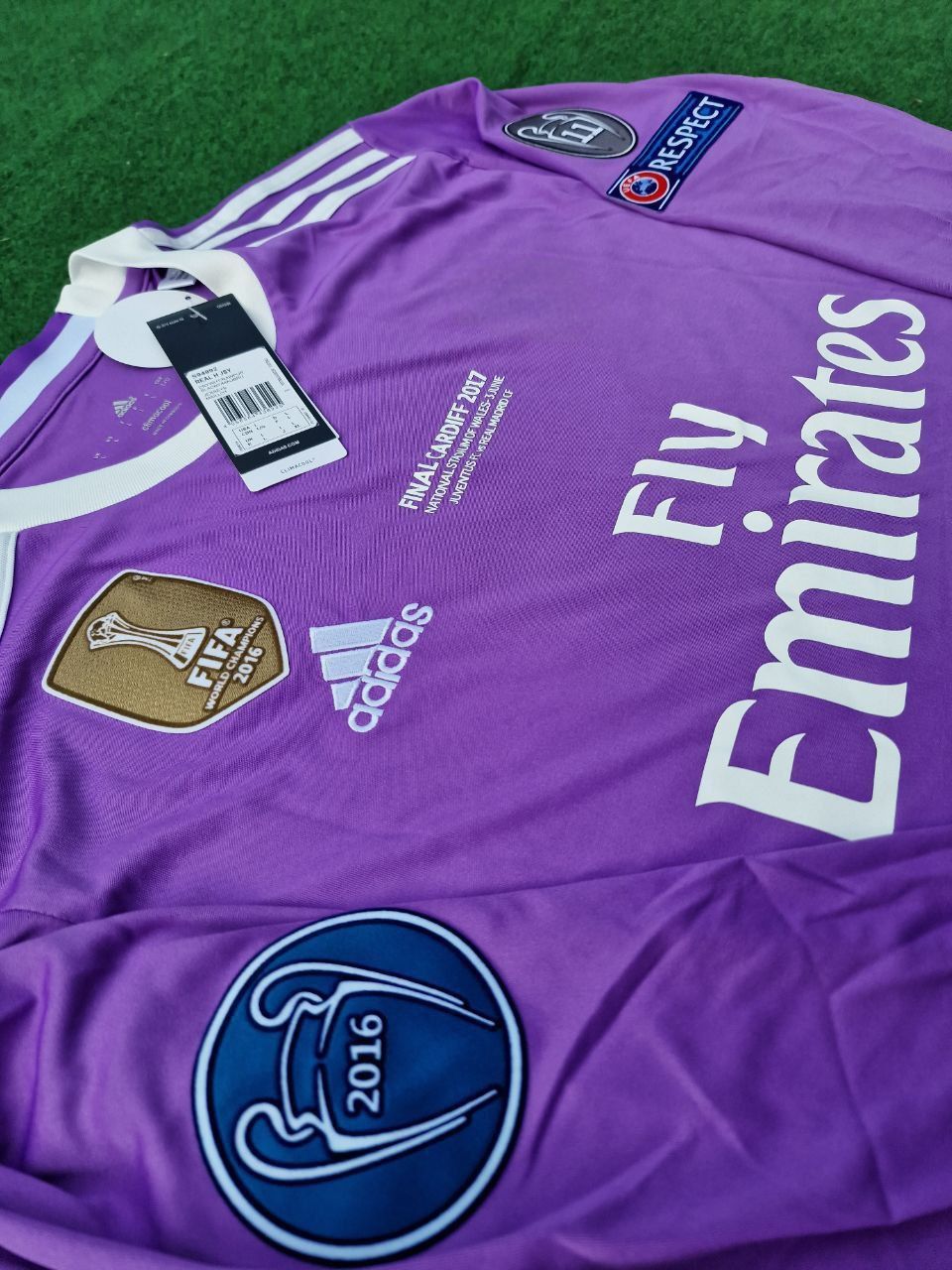 Cristiano Ronaldo 7 - Real Final 2017 Long Sleeve Football Jersey Kit