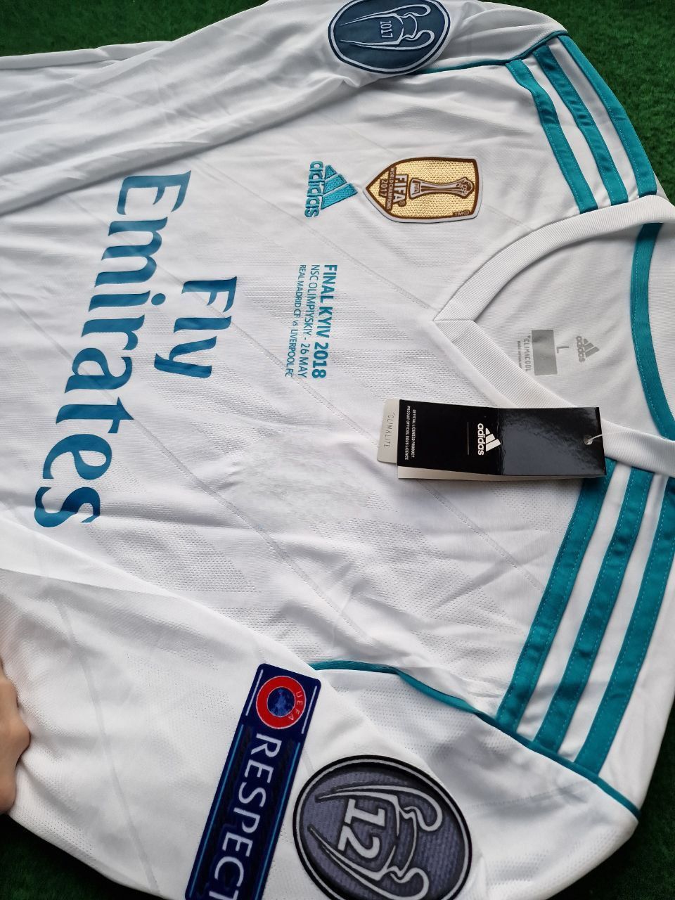 Cristiano Ronaldo 7 - Madrid 2018 Champions League Final Long Sleeve Football Jersey Kit