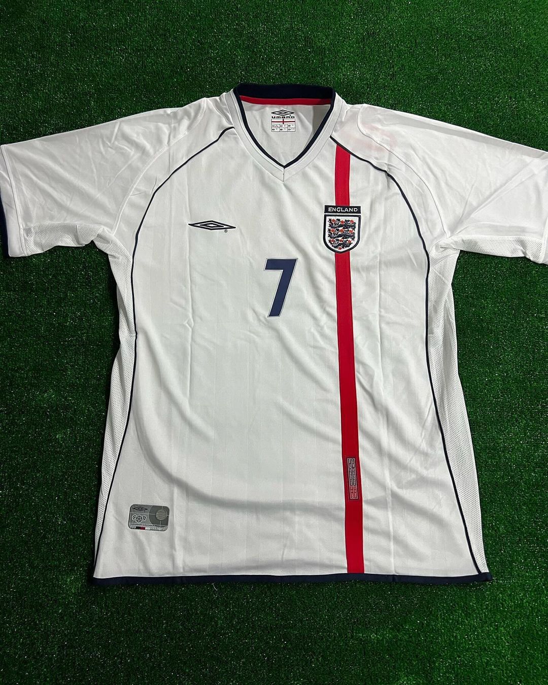 David Beckham England Retro Football Jersey Kit