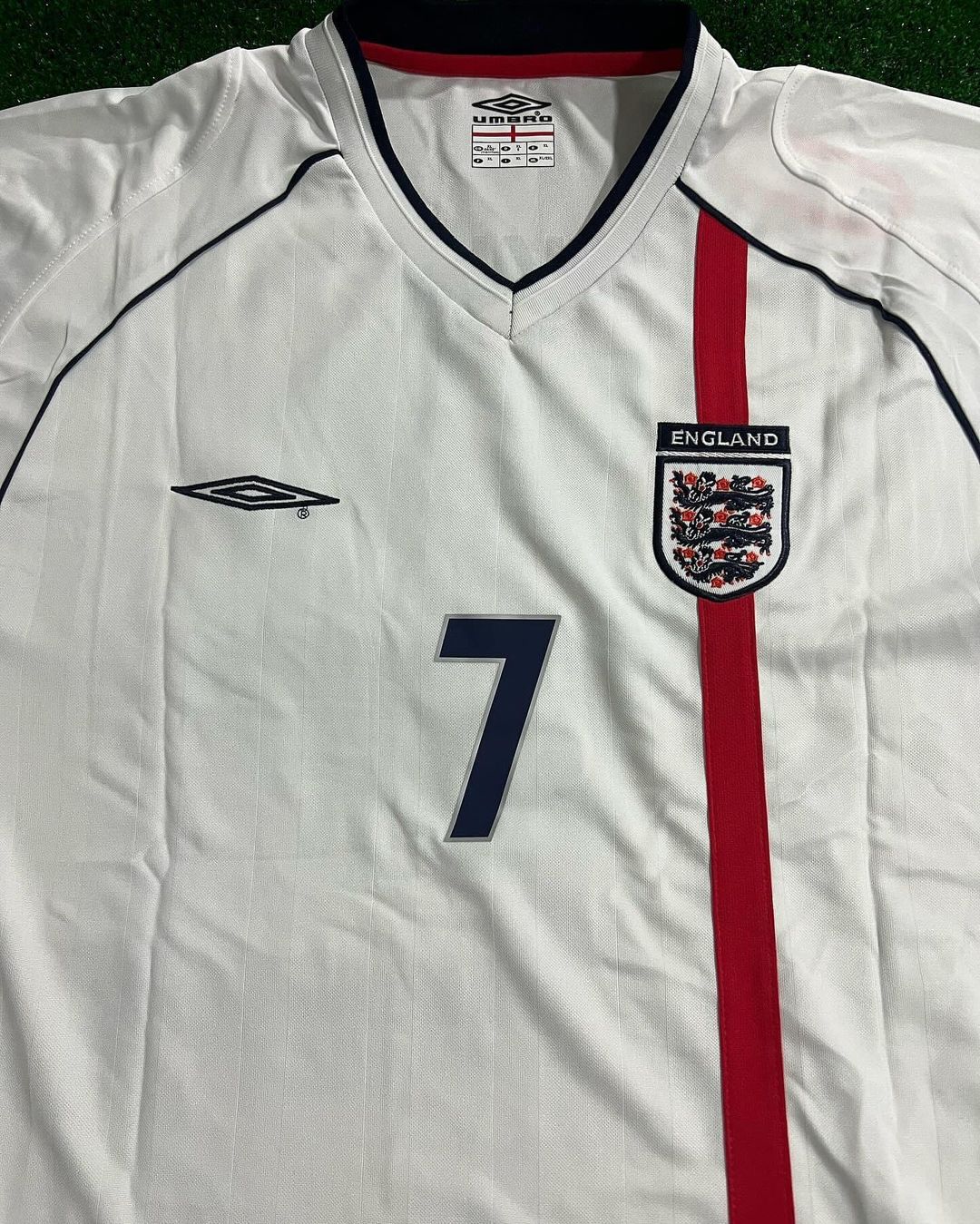 David Beckham England Retro Football Jersey Kit