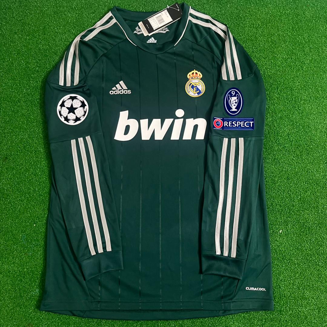 Cristiano Ronaldo CR7 Real Madrid 2012 - 2013 Champions League Long Sleeve Football Jersey Kit