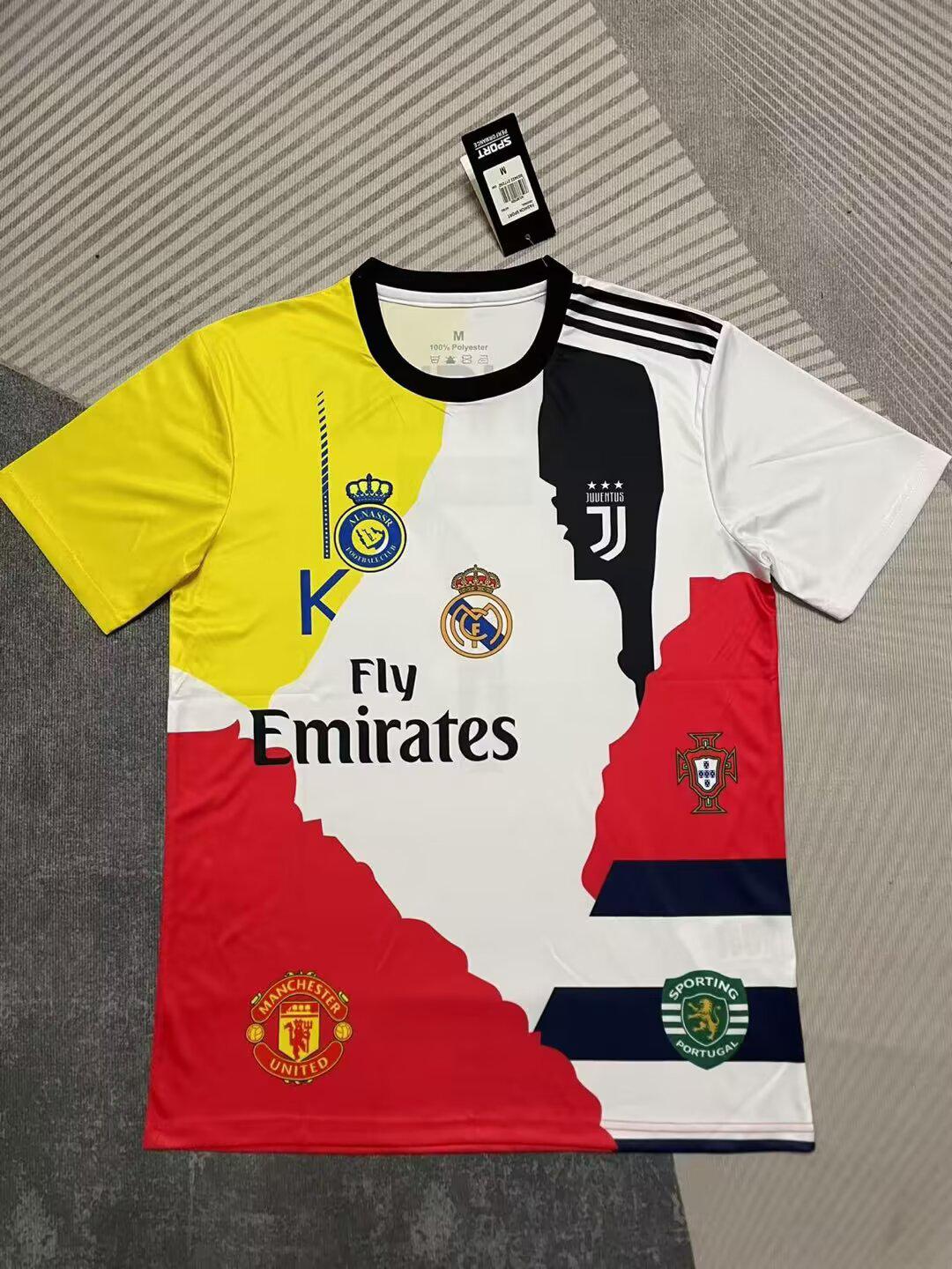 Cristiano Ronaldo #cr7 GOAT Combo All Teams Special Football Jersey
