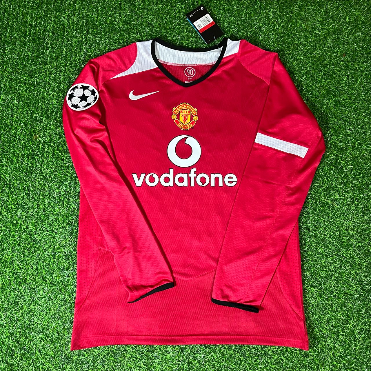 Cristiano Ronaldo Manchester United 2005 Champions League Retro Football Jersey Kit