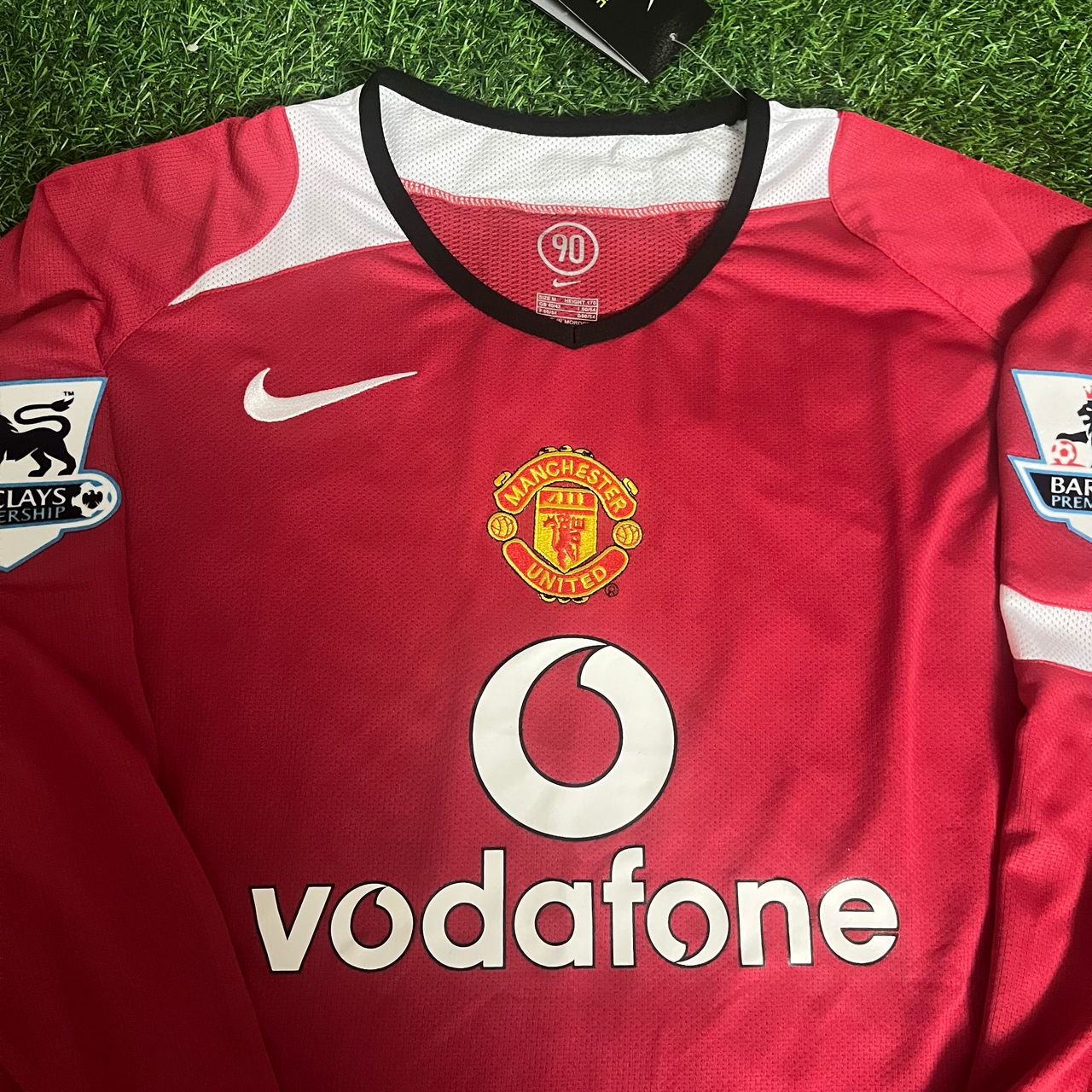 Cristiano Ronaldo Manchester United 2005 EPL Patch Retro Kit Jersey Trikot Maillot
