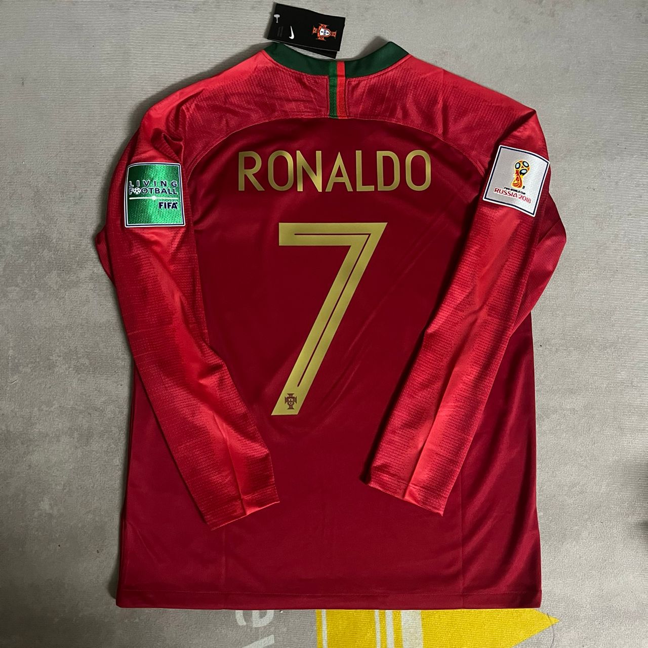 Cristiano Ronaldo Portugal 2018 World Cup Retro Football Jersey Kit