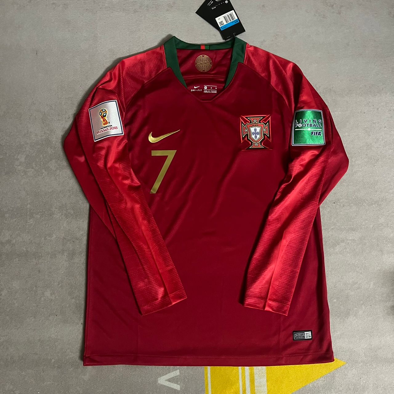 Cristiano Ronaldo Portugal 2018 World Cup Retro Football Jersey Kit