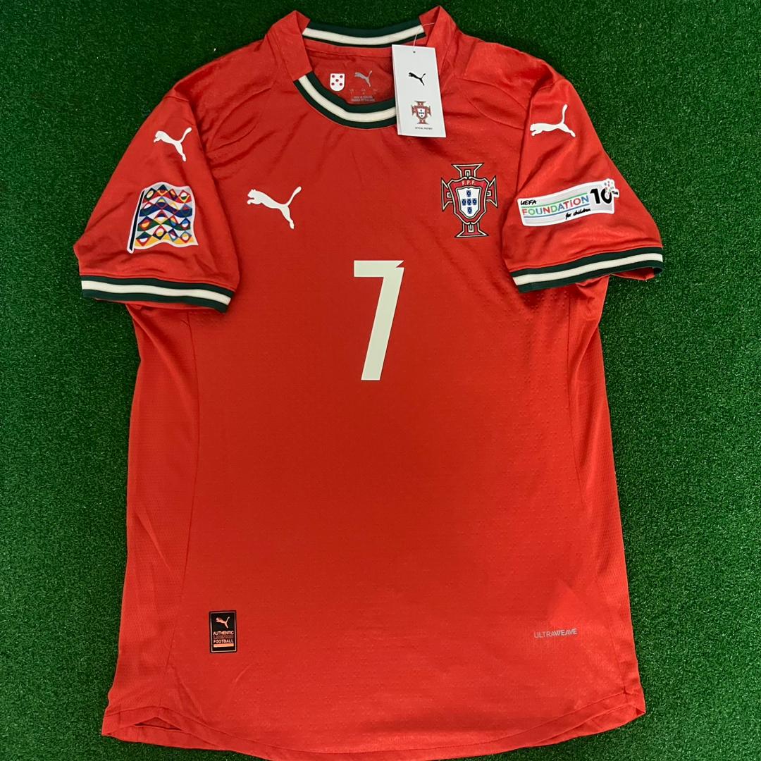 Cristiano Ronaldo Portugal UEFA Nations League Winner Football Jersey Kit