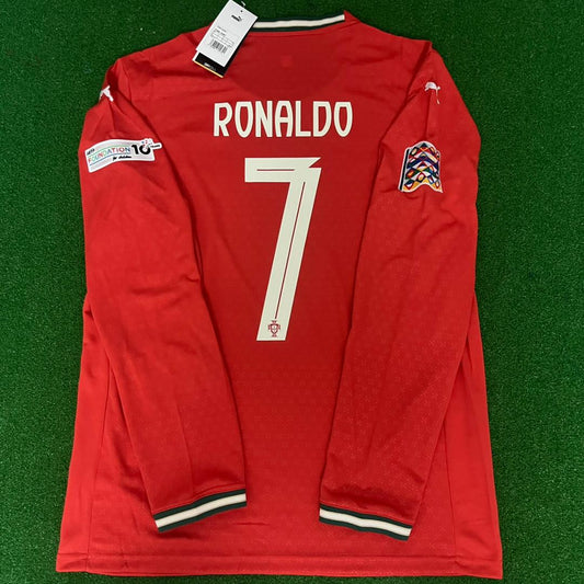 Cristiano Ronaldo Portugal UEFA Nations League Winner LS Football Jersey Kit