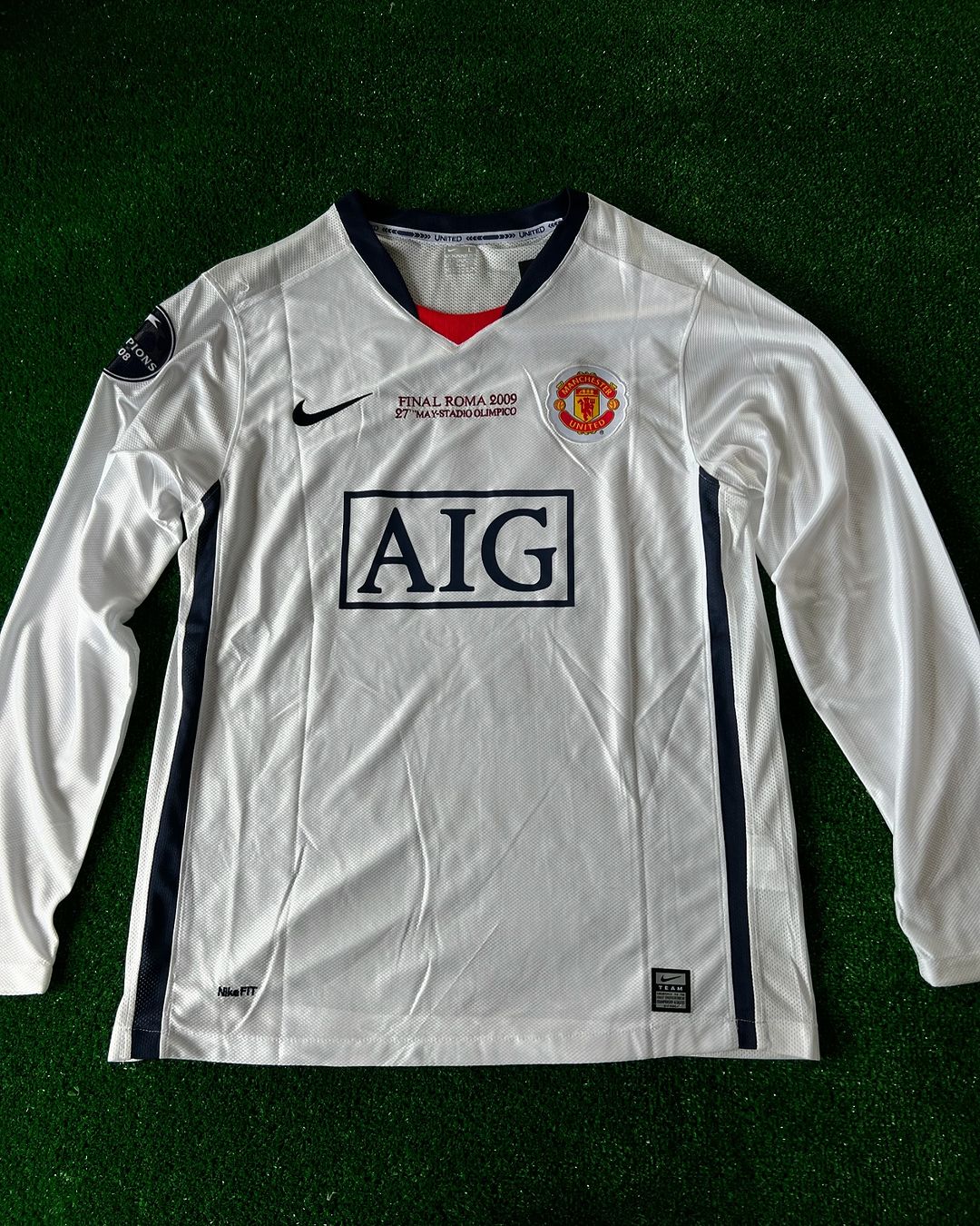 Cristiano Ronaldo Manchester United Long - Sleeve Retro Football Jersey Kit