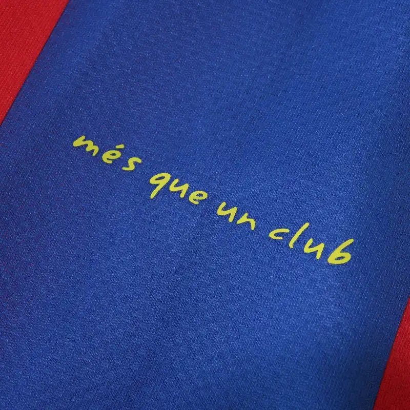 10/11 FC Barcelona Season Home Final Match Retro Jersey Trikot Soccer Kit