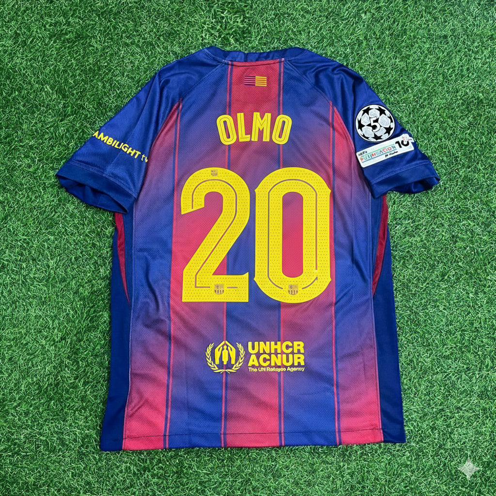 Dani Olmo Barcelona 2025/2026 Season Football Jersey