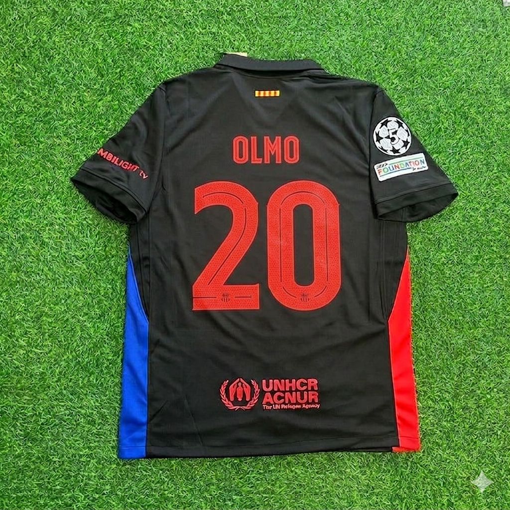 Dani Olmo #20 Barcelona Football Jersey