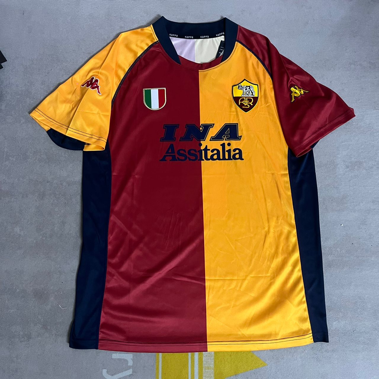 Daniele de Rossi Roma 2001 2003 Retro Football Jersey Kit