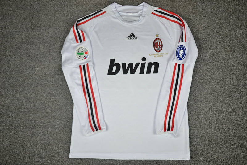 David Beckham 2009 AC Milan Retro Football Jersey Kit