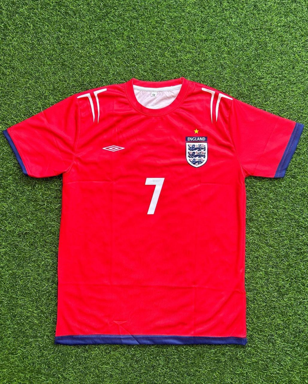 David Beckham England And Retro Football Jersey Kit