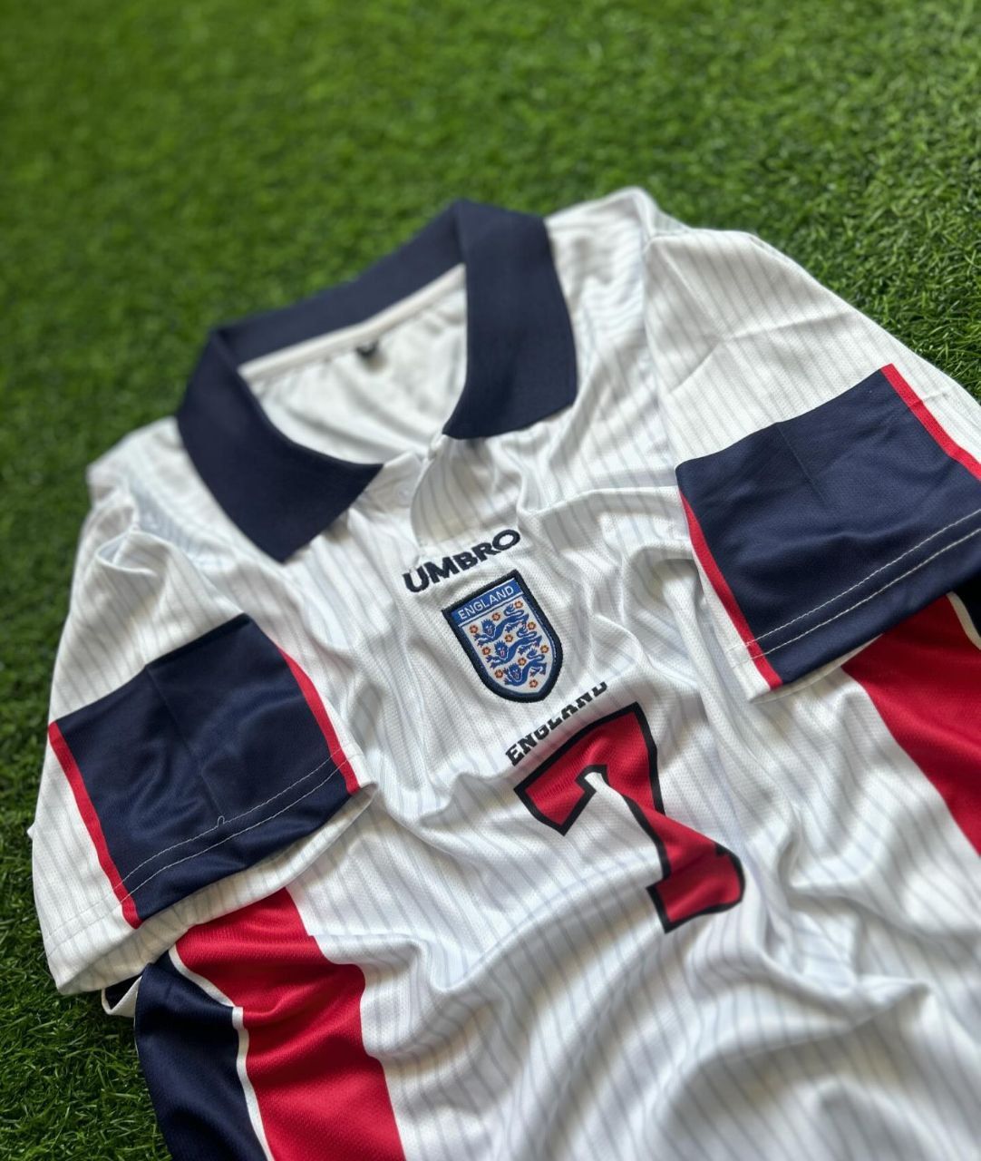 David Beckham England And Retro Football Jersey Kit