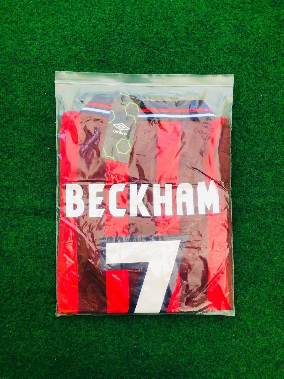 David Beckham England Retro Football Jersey Kit