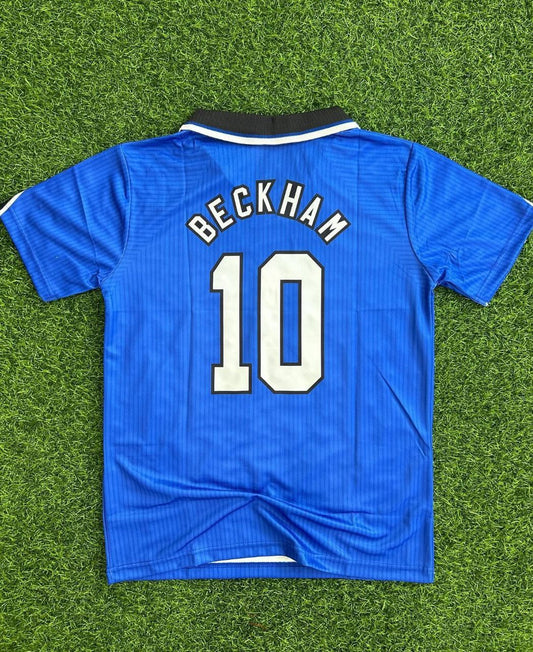 David Beckham Manchester United Retro Football Jersey Kit