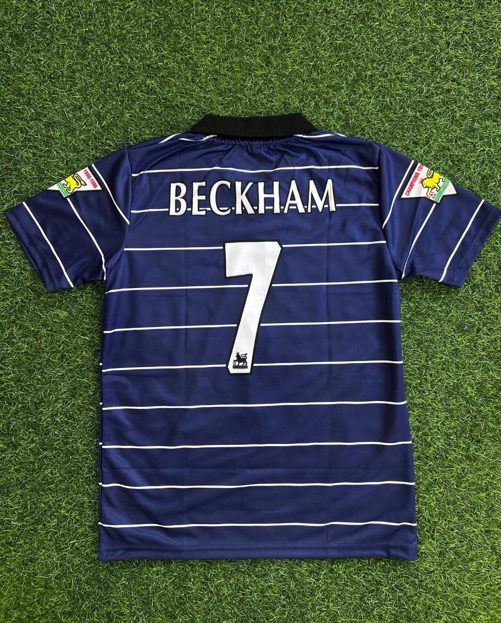 David Beckham Manchester United Night Retro Football Jersey Kit