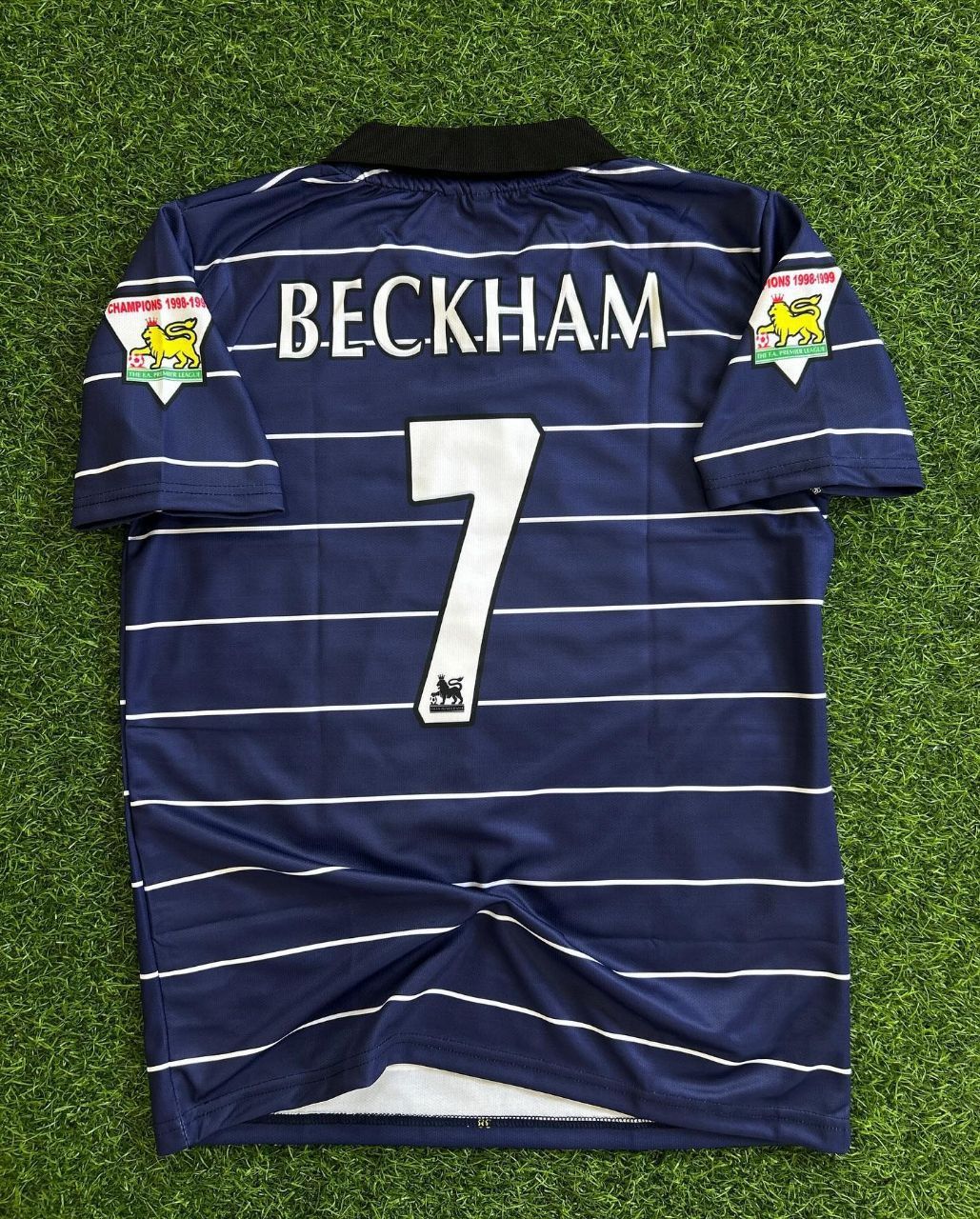 David Beckham Manchester United Night Retro Football Jersey Kit