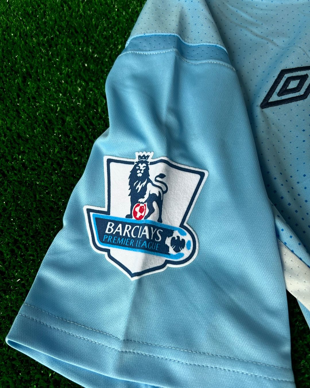 David Silva Manchester City 2011 2012 Season Retro Football Jersey Kit