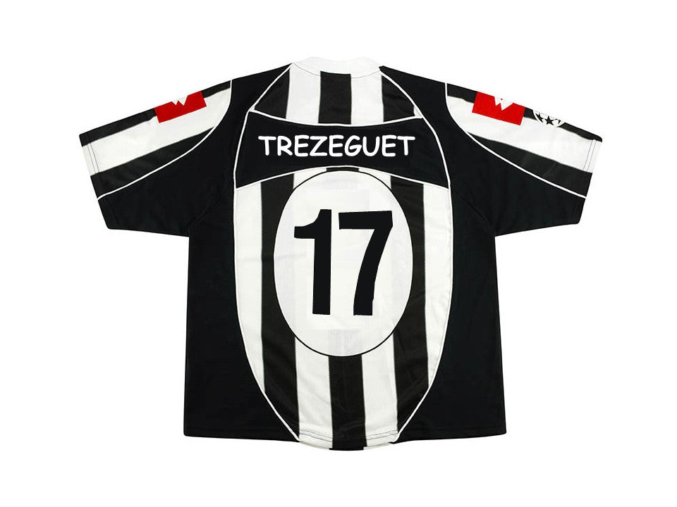 David Trezeguet Juventus 2002 2003 Retro Football Jersey Kit