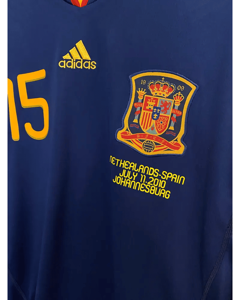 David Villa - Spain 2010 World Cup Final Retro Football Jersey Kit