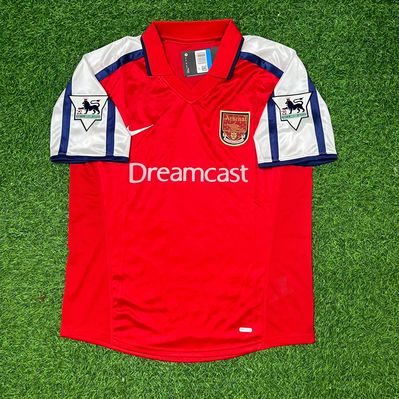 Davor Šuker Arsenal 1999-2000 Red White Retro Football Jersey Kit
