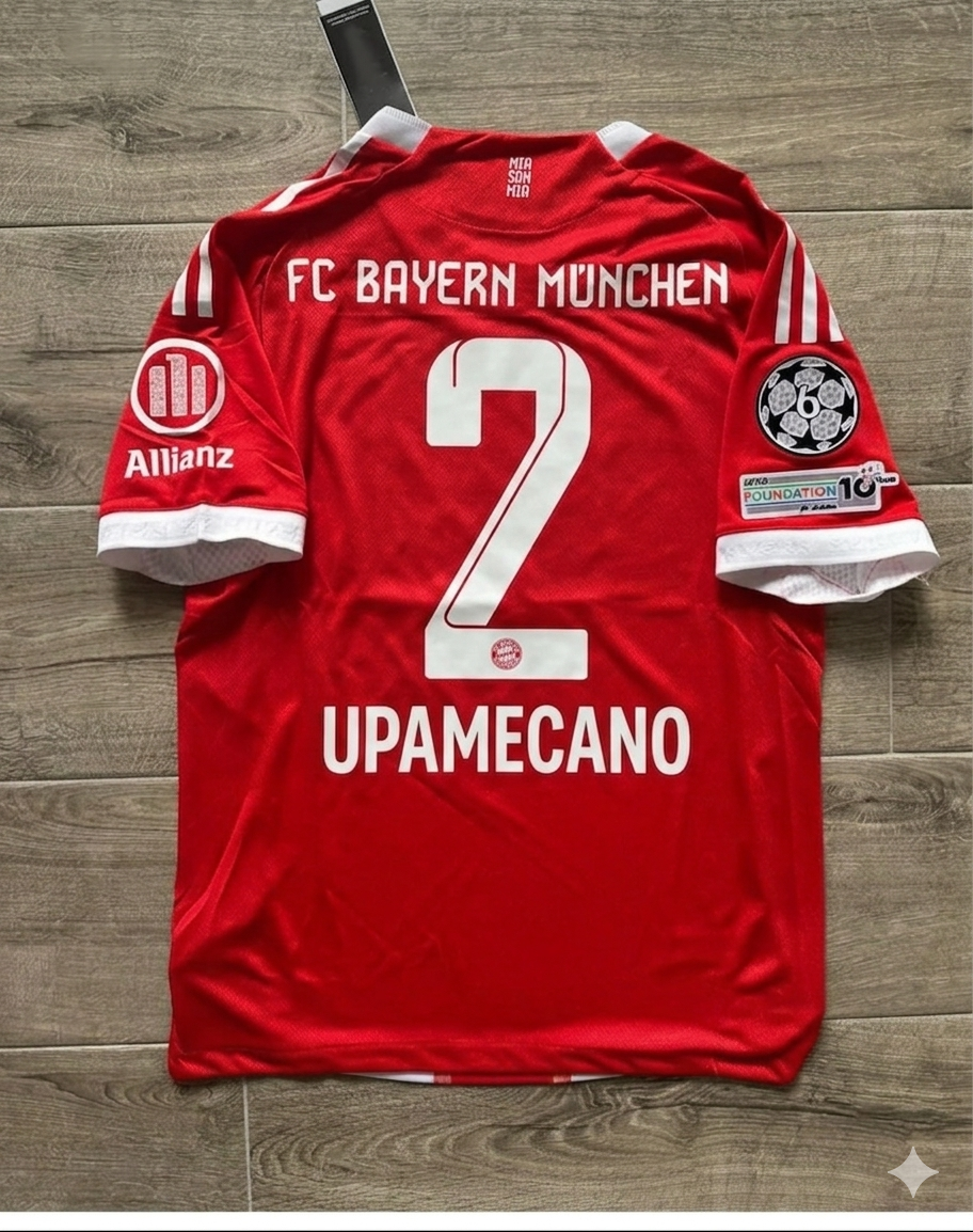 Dayot Upamecano #2 Bayern Munich Home Football Jersey Kit