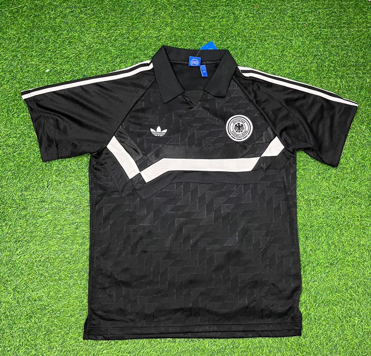 Stefan Effenberg Germany Deutschland Schwarzes Retro Fußballtrikot Jersey
