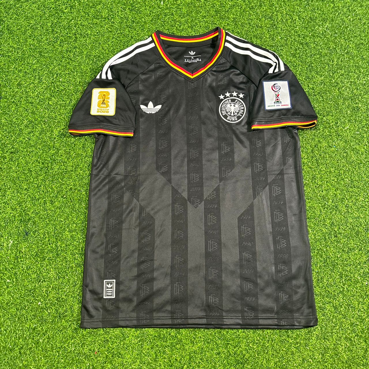 Germany World Cup 2026 Black Style Football Jersey