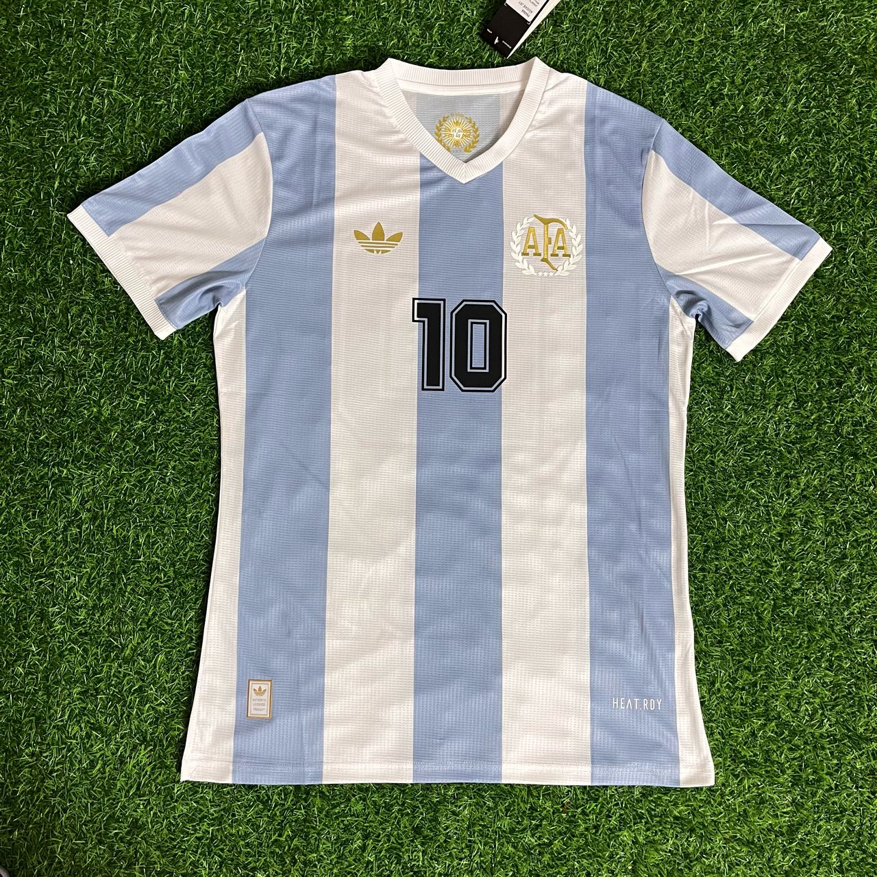 Diego Armando Maradona 10 - Argentina Legendary Retro Football Jersey Kit