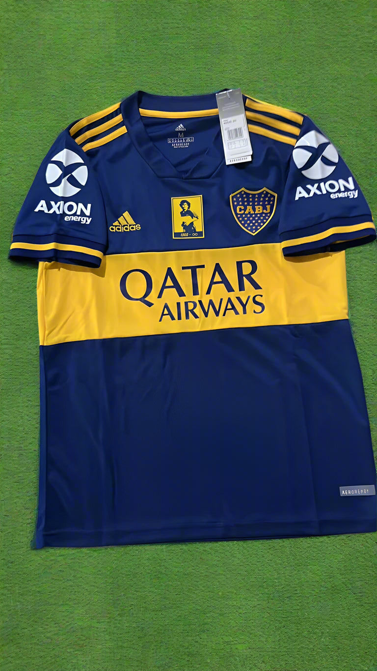 Diego Armando Maradona Boca Juniors Retro Football Jersey Kit