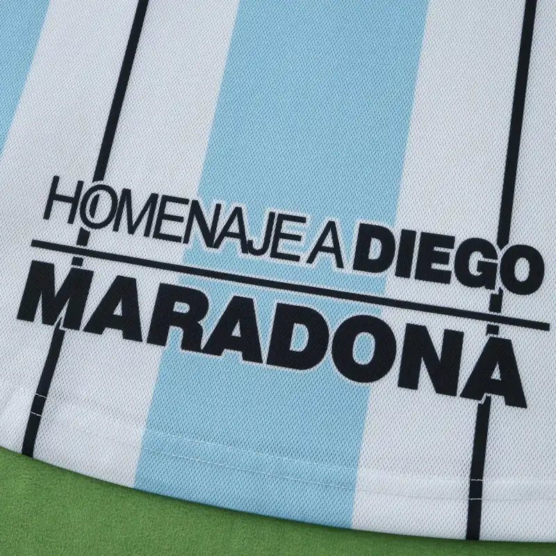 Diego Armando Maradona Kids Football Jersey Kit