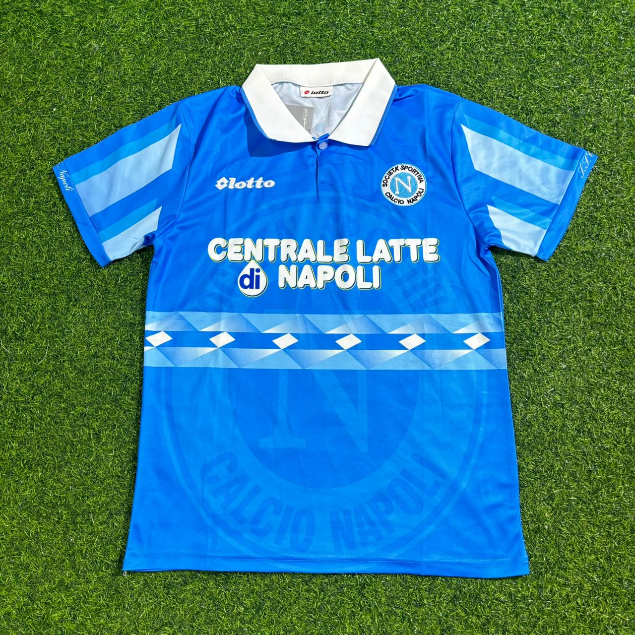 Diego Armando Maradona Napoli Retro Blue Football Jersey Kit