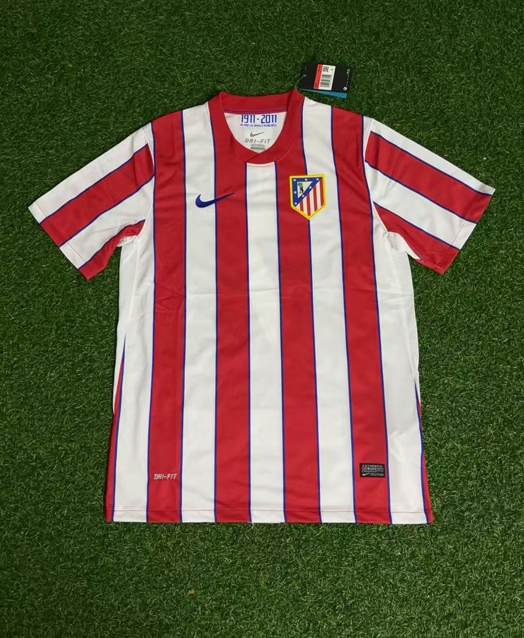 Diego Forlan Atletico Madrid 2011 Retro Football Jersey Collection