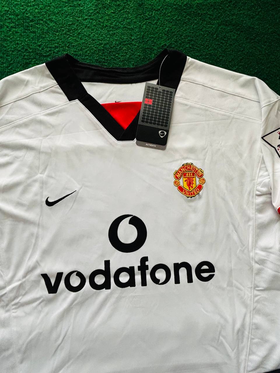 Diego Forlan Manchester United 2002 2004 Vodafone Sponsor Retro Football Jersey Kit